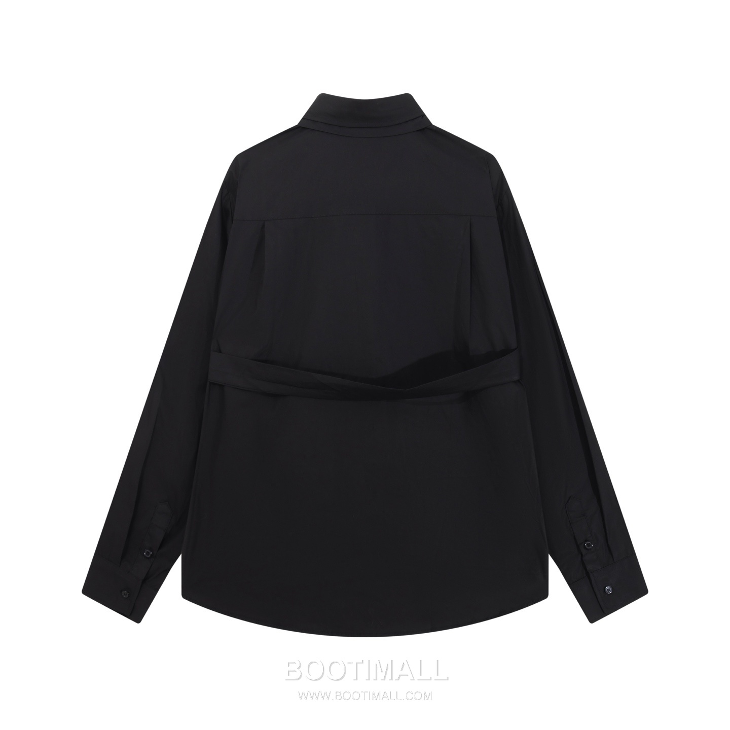 Givenchy 2026 S/S Cotton Poplin Long Sleeve Shirt with Metal Lock Detail 기븐치 2026SS 코튼 포플린 블랙 셔츠 메탈 락 디테일 2