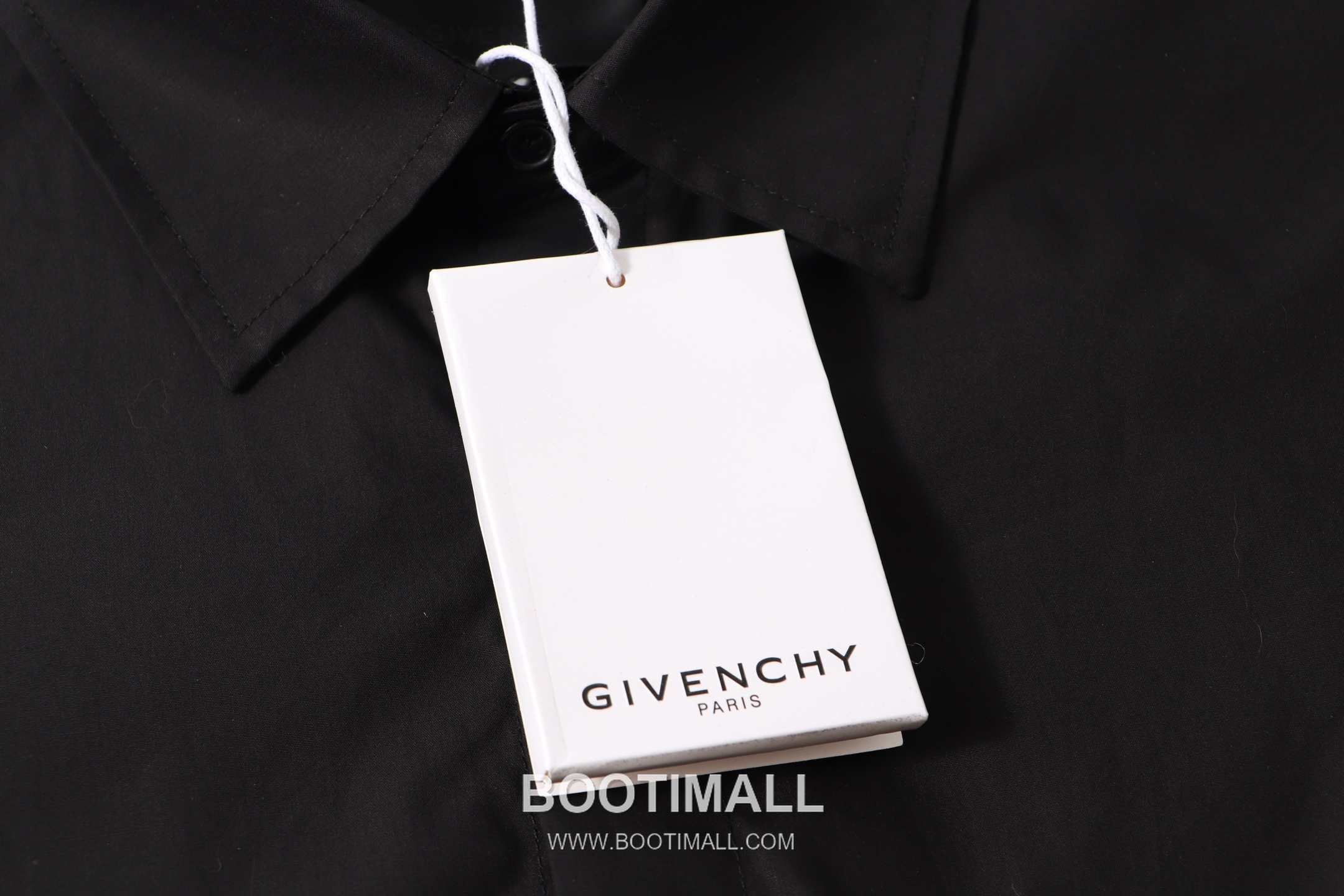 Givenchy 2026 S/S Cotton Poplin Long Sleeve Shirt with Metal Lock Detail 기븐치 2026SS 코튼 포플린 블랙 셔츠 메탈 락 디테일 3