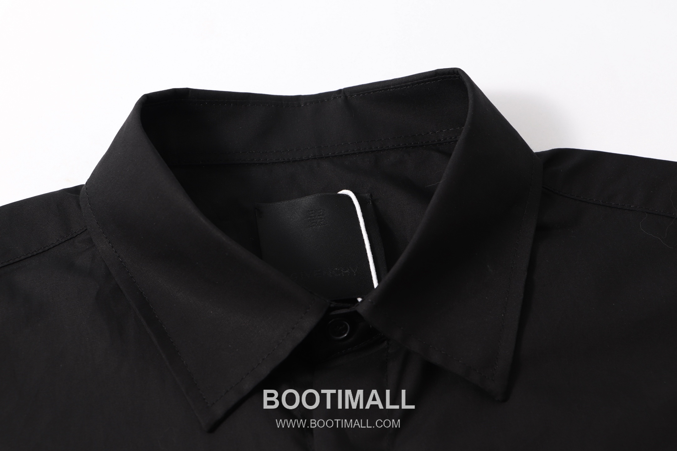 Givenchy 2026 S/S Cotton Poplin Long Sleeve Shirt with Metal Lock Detail 기븐치 2026SS 코튼 포플린 블랙 셔츠 메탈 락 디테일 6