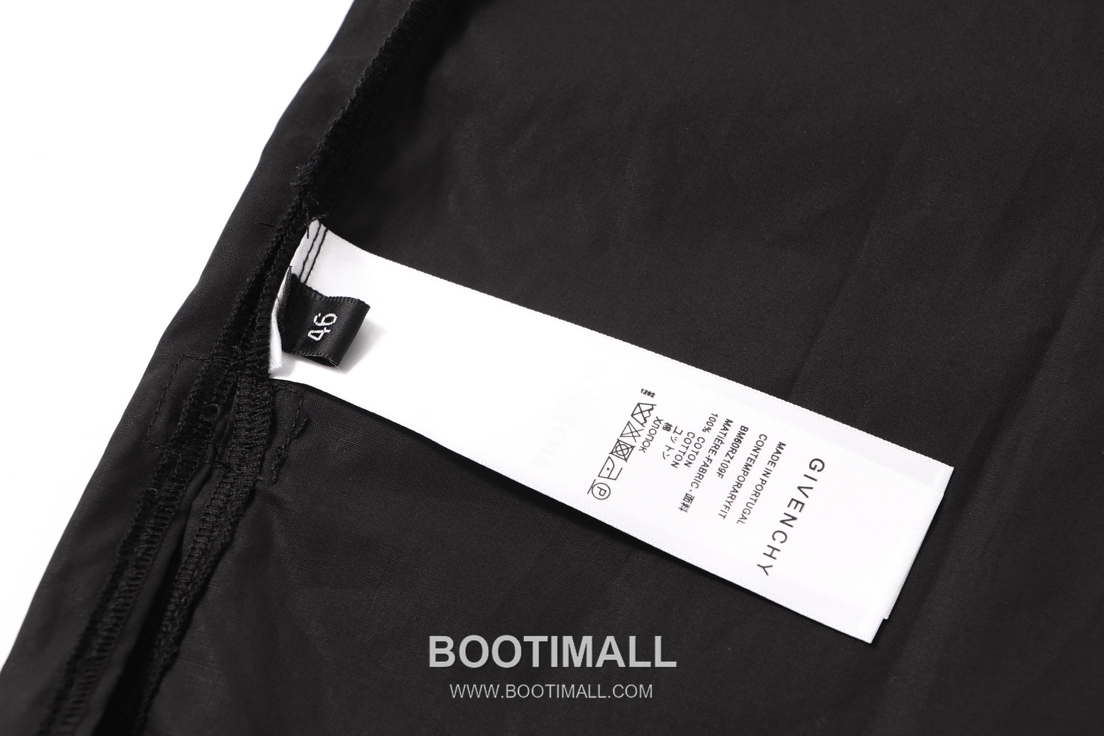 Givenchy 2026 S/S Cotton Poplin Long Sleeve Shirt with Metal Lock Detail 기븐치 2026SS 코튼 포플린 블랙 셔츠 메탈 락 디테일 9