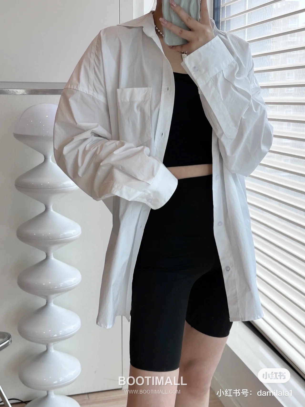 Balenciaga 2023 S/S Cotton Poplin Long Sleeve Shirt with Back Logo Print 발렌시아가 2023SS 코튼 포플린 블랙 셔츠 백 로고 프린트 8