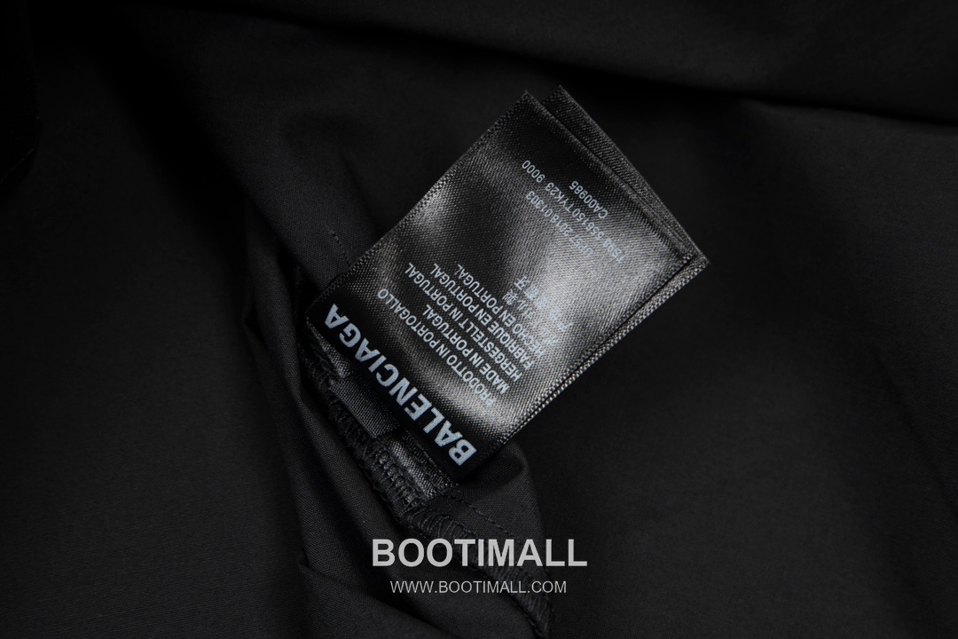 Balenciaga 2023 S/S Cotton Poplin Long Sleeve Shirt with Back Logo Print 발렌시아가 2023SS 코튼 포플린 블랙 셔츠 백 로고 프린트 19