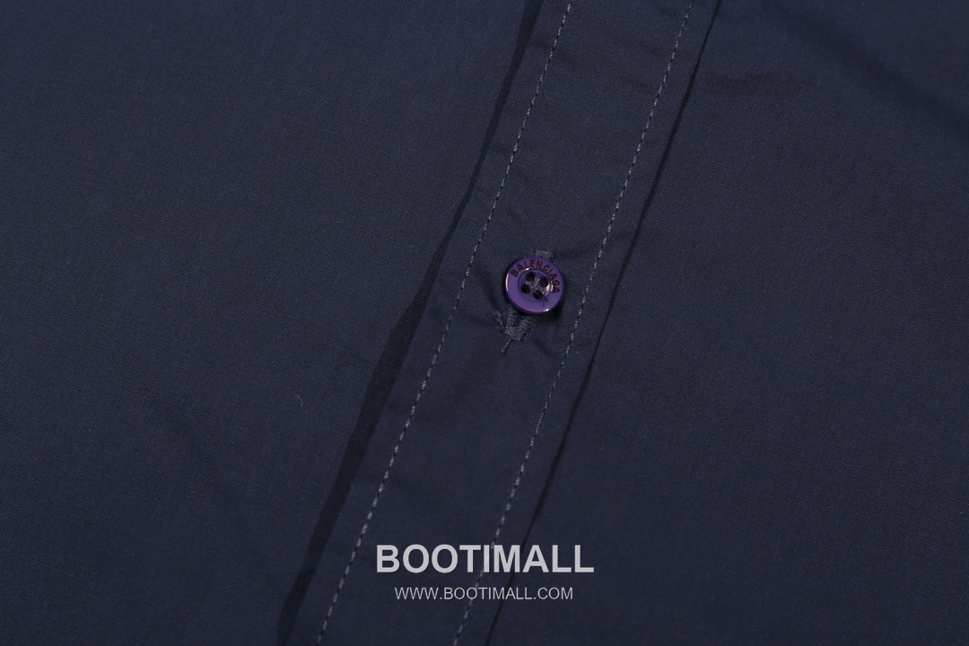 Balenciaga 2024 S/S Cotton Poplin Long Sleeve Shirt with Collar Embroidered Logo 발렌시아가 2024SS 코튼 포플린 블랙 셔츠 카라 자수 로고 12