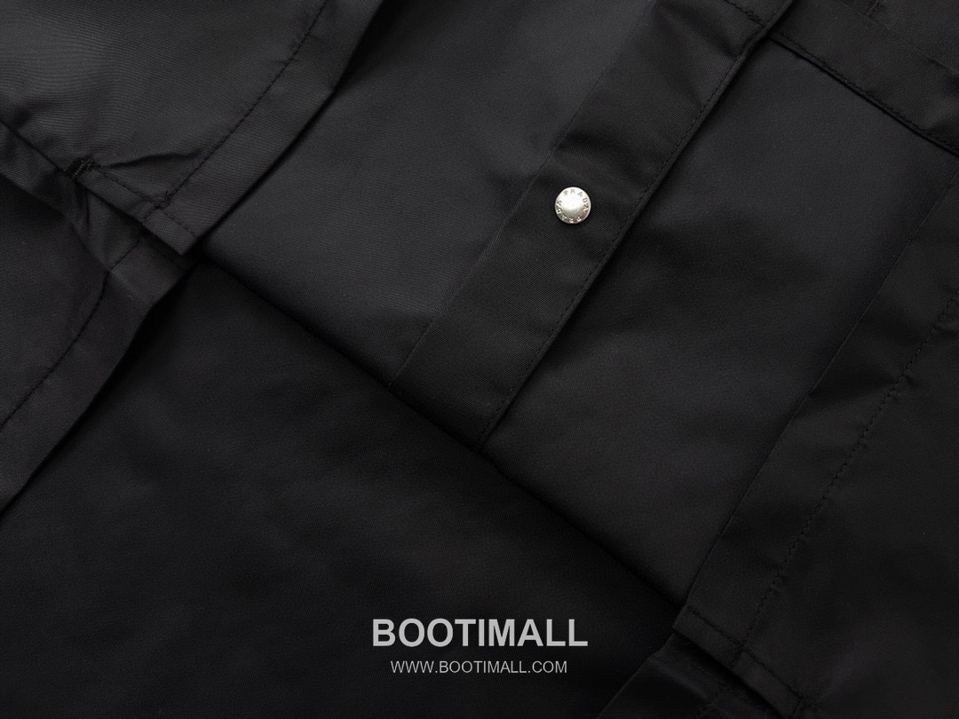 Prada 2024 S/S Nylon Long Sleeve Shirt Jacket with Triangle Logo 프라다 2024SS 나일론 블랙 셔츠 재킷 삼각 로고 13