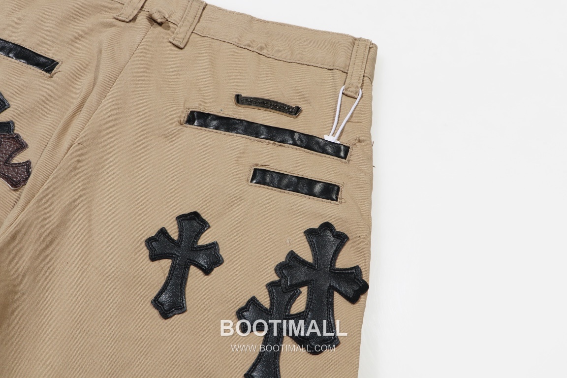 Chrome Hearts 2025 S/S Cotton Denim Wide Pants with Camo Checker Haircalf Cross Patch 크롬하츠 2025SS 데님 카멜 팬츠 카모 체커 헤어카프 크로스 패치 6