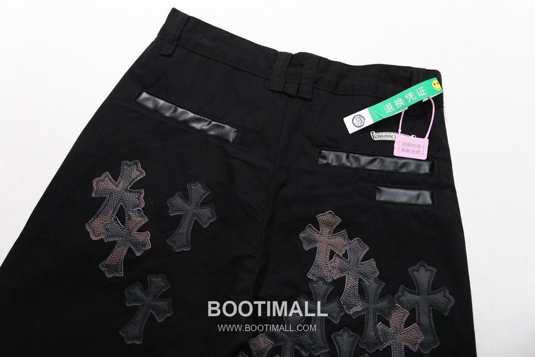 Chrome Hearts 2025 S/S Cotton Denim Wide Pants with Camo Checker Haircalf Cross Patch 크롬하츠 2025SS 데님 카멜 팬츠 카모 체커 헤어카프 크로스 패치 5