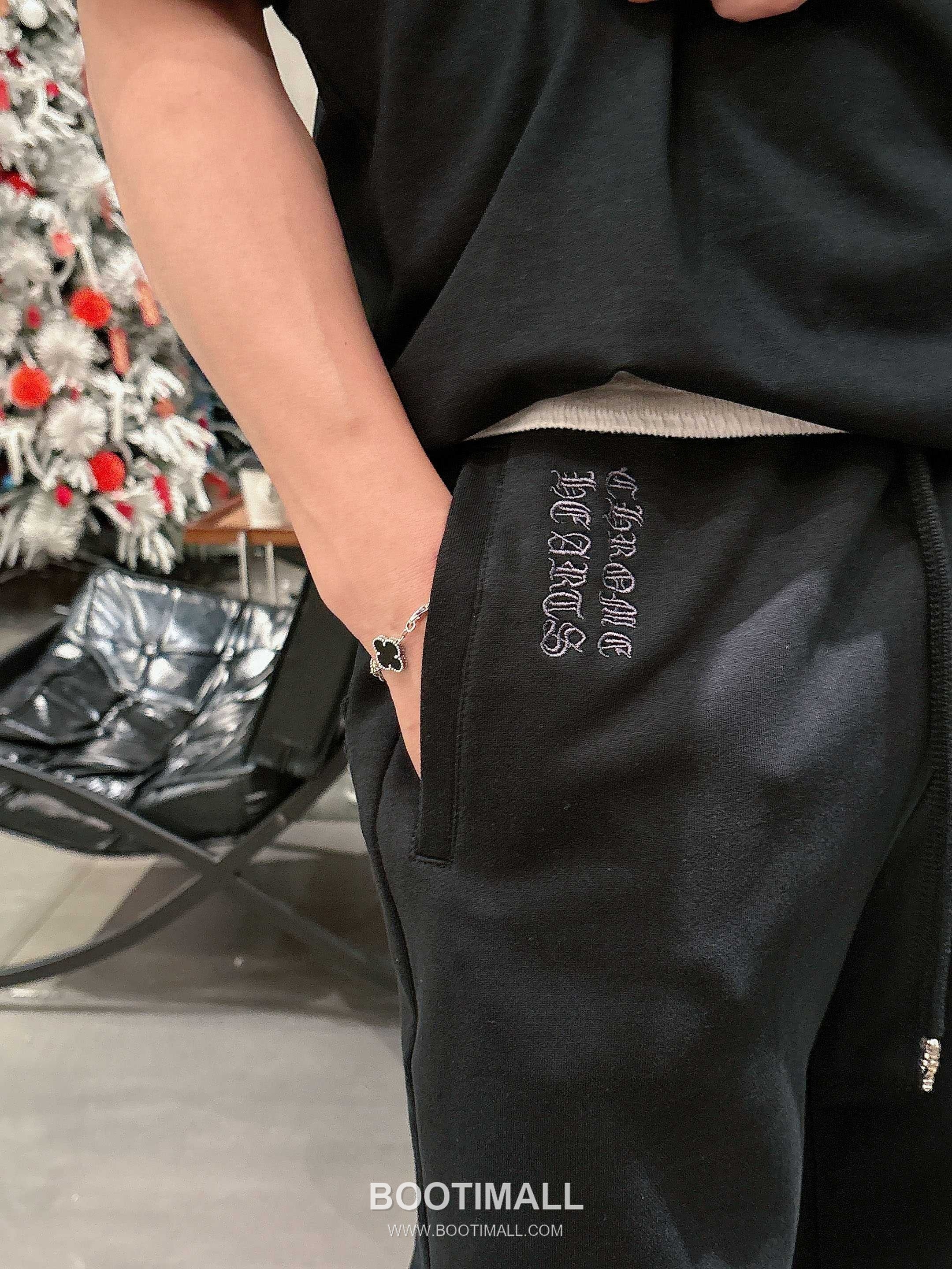 Chrome Hearts 2026 S/S Cotton Sweatpants with Logo Print 크롬하츠 2026SS 코튼 블랙 팬츠 로고 프린트 10