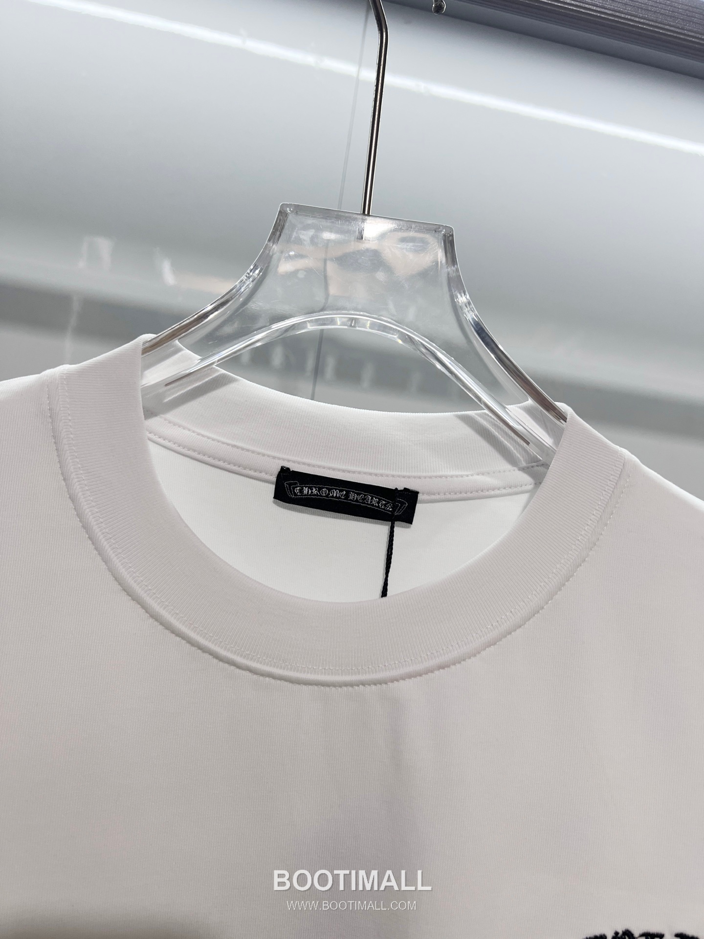 Chrome Hearts 2026 S/S Cotton Short Sleeve T-Shirt with Cross Embroidered Logo 크롬하츠 2026SS 코튼 블랙 티셔츠 크로스 자수 로고 8