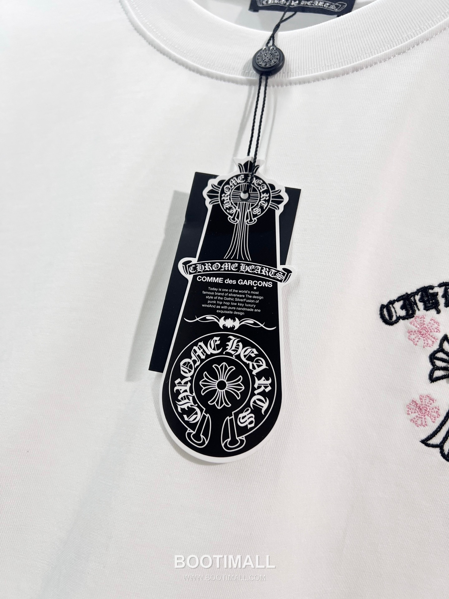 Chrome Hearts 2026 S/S Cotton Short Sleeve T-Shirt with Cross Embroidered Logo 크롬하츠 2026SS 코튼 블랙 티셔츠 크로스 자수 로고 10