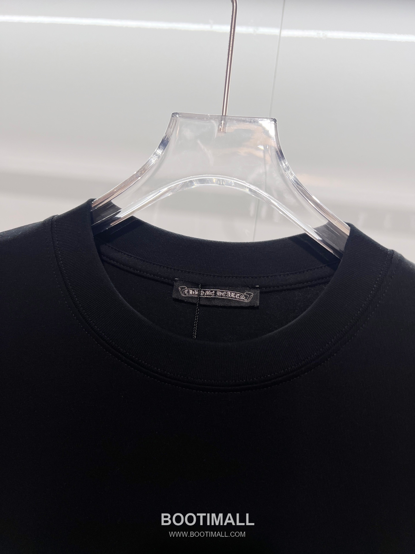 Chrome Hearts 2026 S/S Cotton Short Sleeve T-Shirt with Cross Embroidered Logo 크롬하츠 2026SS 코튼 블랙 티셔츠 크로스 자수 로고 8