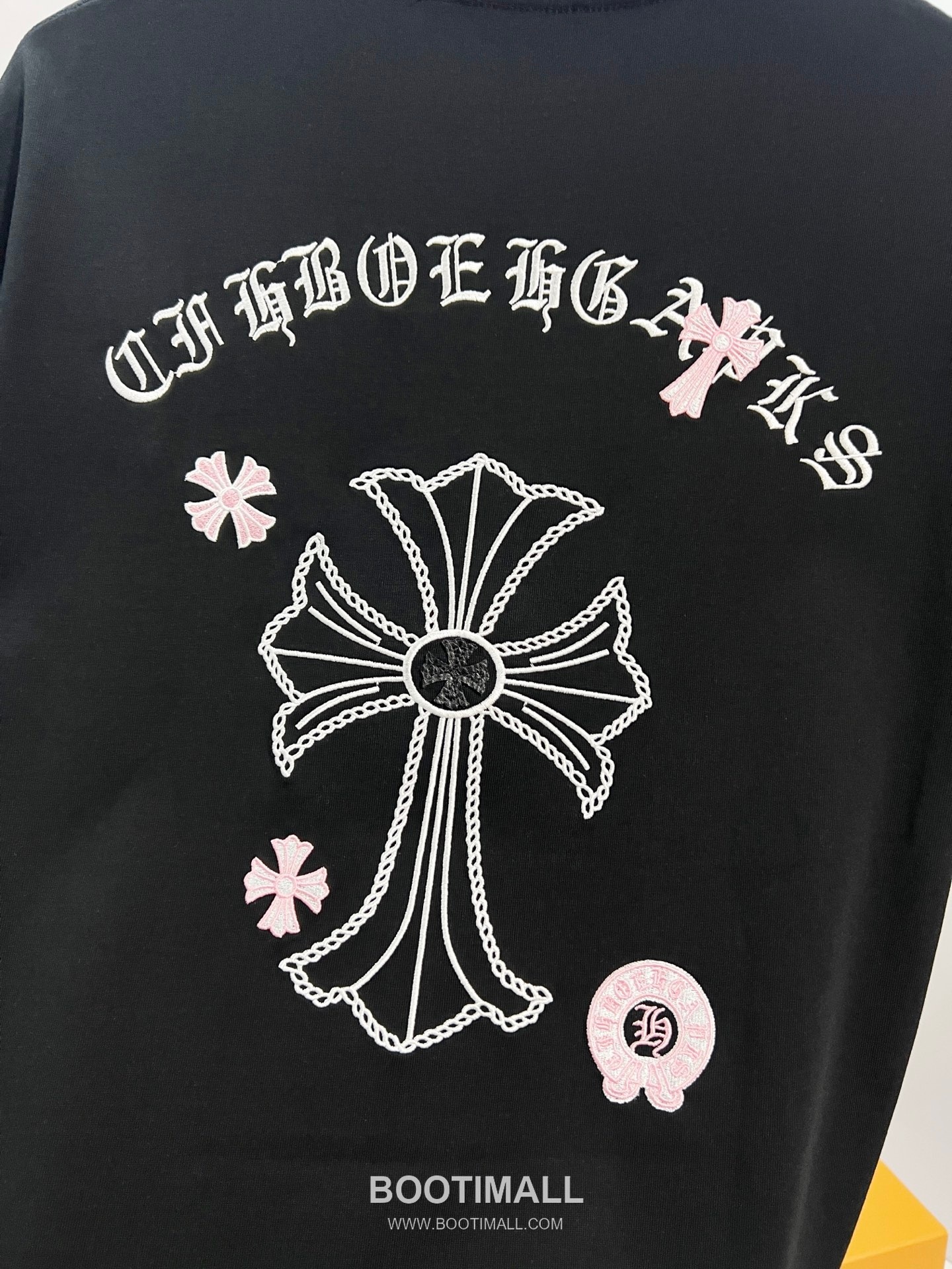 Chrome Hearts 2026 S/S Cotton Short Sleeve T-Shirt with Cross Embroidered Logo 크롬하츠 2026SS 코튼 블랙 티셔츠 크로스 자수 로고 14