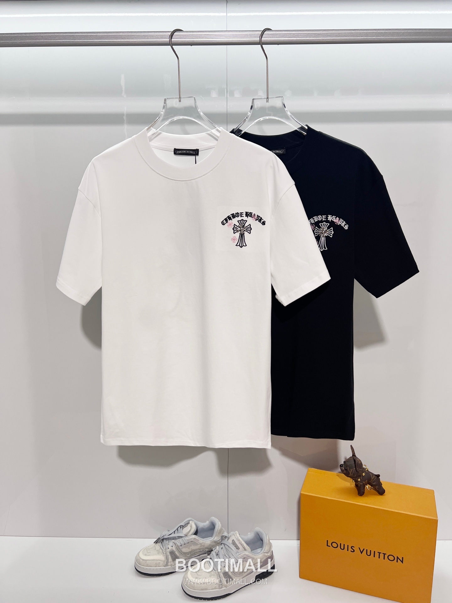 Chrome Hearts 2026 S/S Cotton Short Sleeve T-Shirt with Cross Embroidered Logo 크롬하츠 2026SS 코튼 블랙 티셔츠 크로스 자수 로고 16
