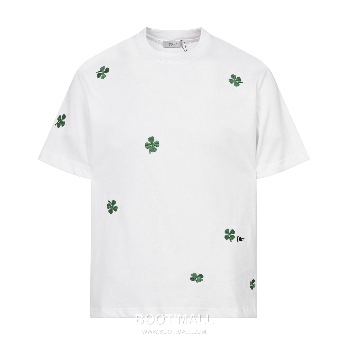 Dior 2026 S/S Cotton Short Sleeve T-Shirt with Clover Embroidered Logo 디올 2026SS 코튼 블랙 티셔츠 클로버 자수 로고 1