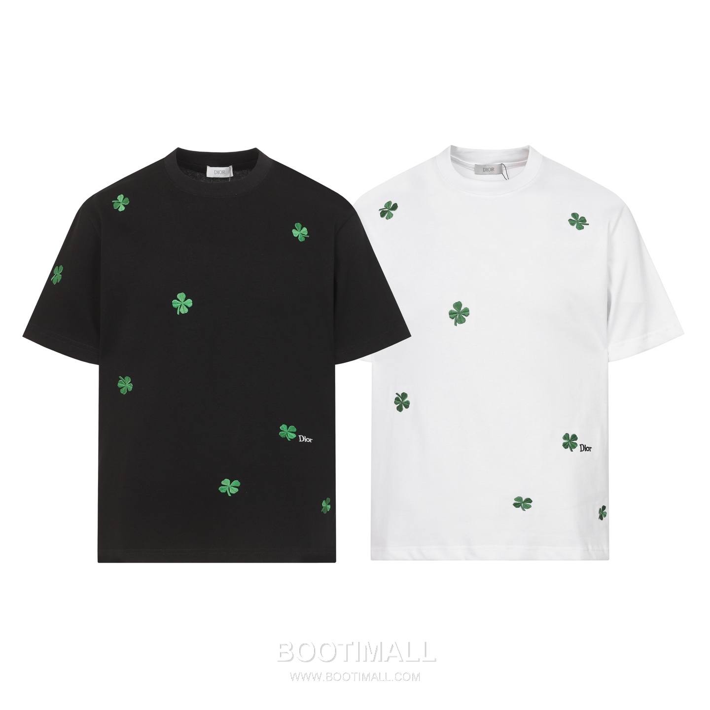Dior 2026 S/S Cotton Short Sleeve T-Shirt with Clover Embroidered Logo 디올 2026SS 코튼 블랙 티셔츠 클로버 자수 로고 9