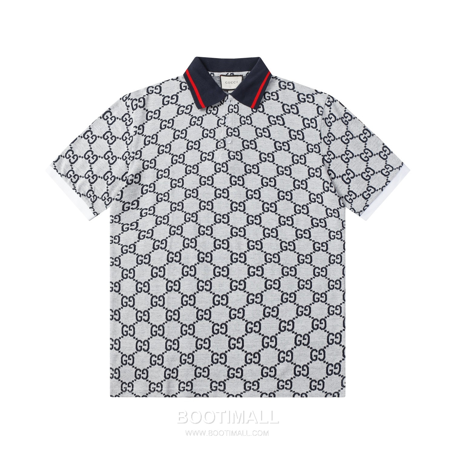 Gucci 2025 S/S Cotton Knit Polo Shirt with Jacquard Logo 구찌 2025SS 코튼 니트 화이트 폴로셔츠 자카드 로고 1