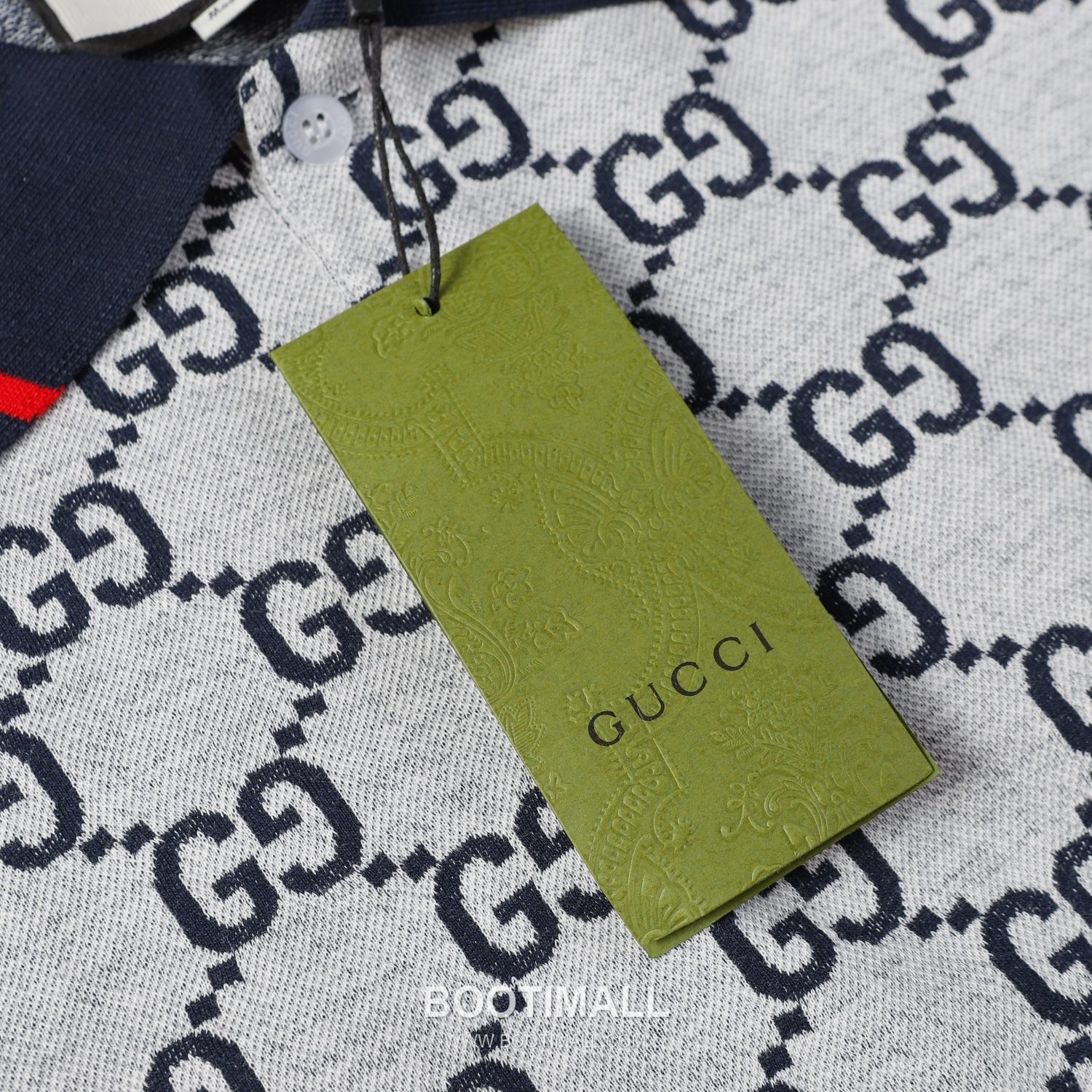 Gucci 2025 S/S Cotton Knit Polo Shirt with Jacquard Logo 구찌 2025SS 코튼 니트 화이트 폴로셔츠 자카드 로고 5
