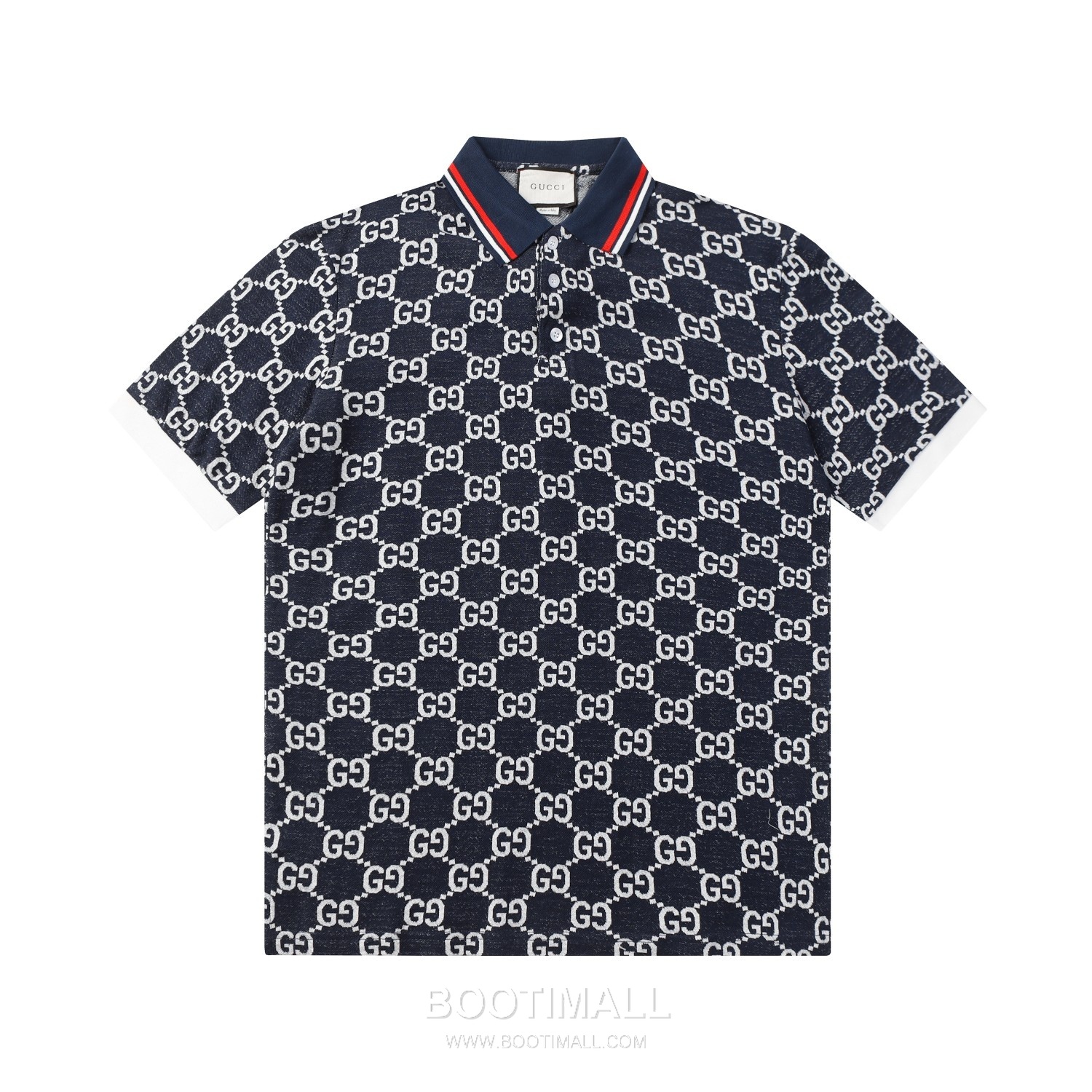 Gucci 2025 S/S Cotton Knit Polo Shirt with Jacquard Logo 구찌 2025SS 코튼 니트 화이트 폴로셔츠 자카드 로고 1