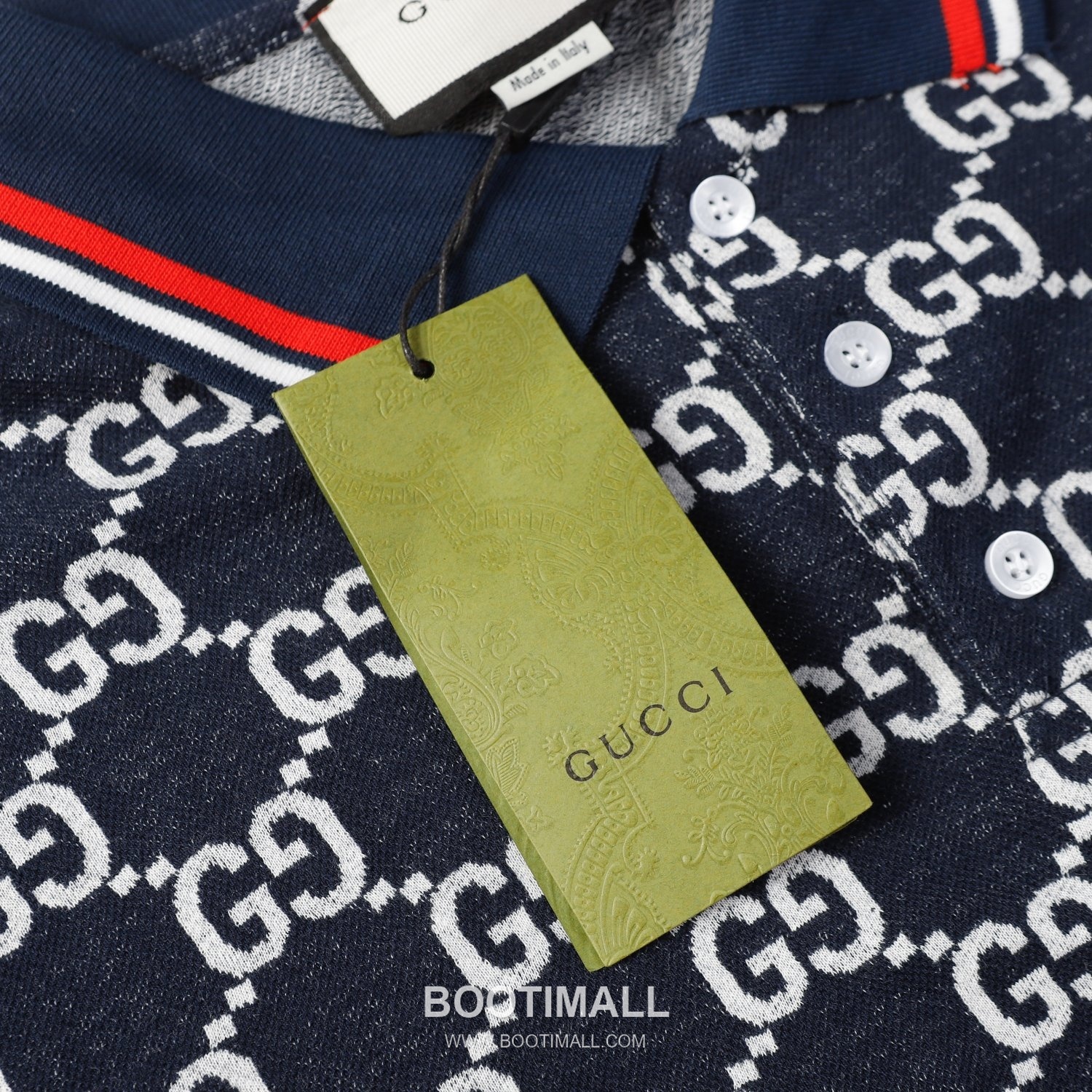 Gucci 2025 S/S Cotton Knit Polo Shirt with Jacquard Logo 구찌 2025SS 코튼 니트 화이트 폴로셔츠 자카드 로고 6