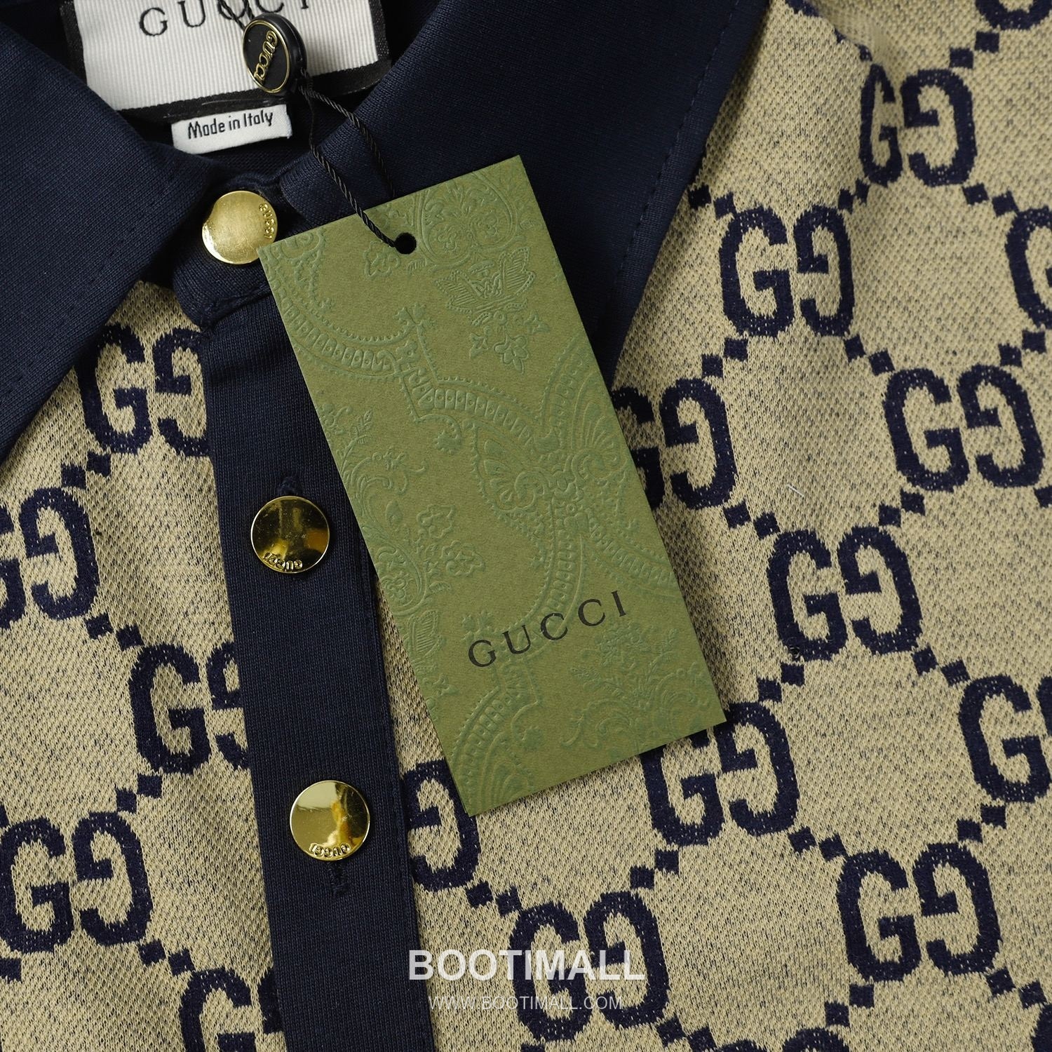 Gucci 2025 S/S Cotton Knit Polo Shirt with Jacquard Logo 구찌 2025SS 코튼 니트 화이트 폴로셔츠 자카드 로고 5