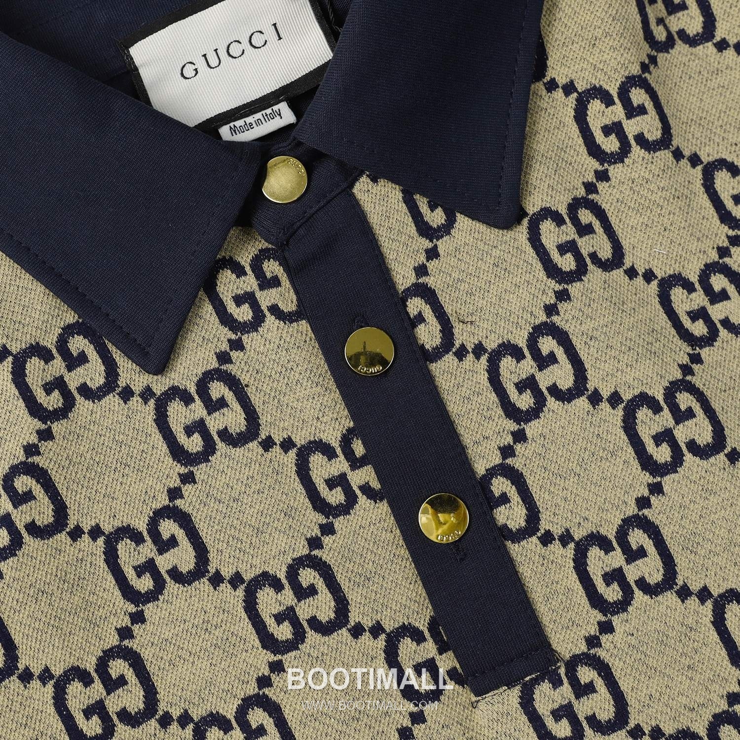 Gucci 2025 S/S Cotton Knit Polo Shirt with Jacquard Logo 구찌 2025SS 코튼 니트 화이트 폴로셔츠 자카드 로고 6
