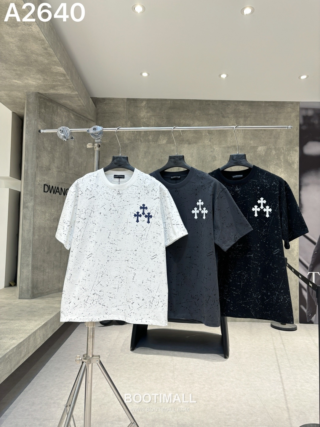 Chrome Hearts 2026 S/S Cotton Short Sleeve T-Shirt with Embroidered Logo 크롬하츠 2026SS 코튼 블랙 티셔츠 자수 로고 4
