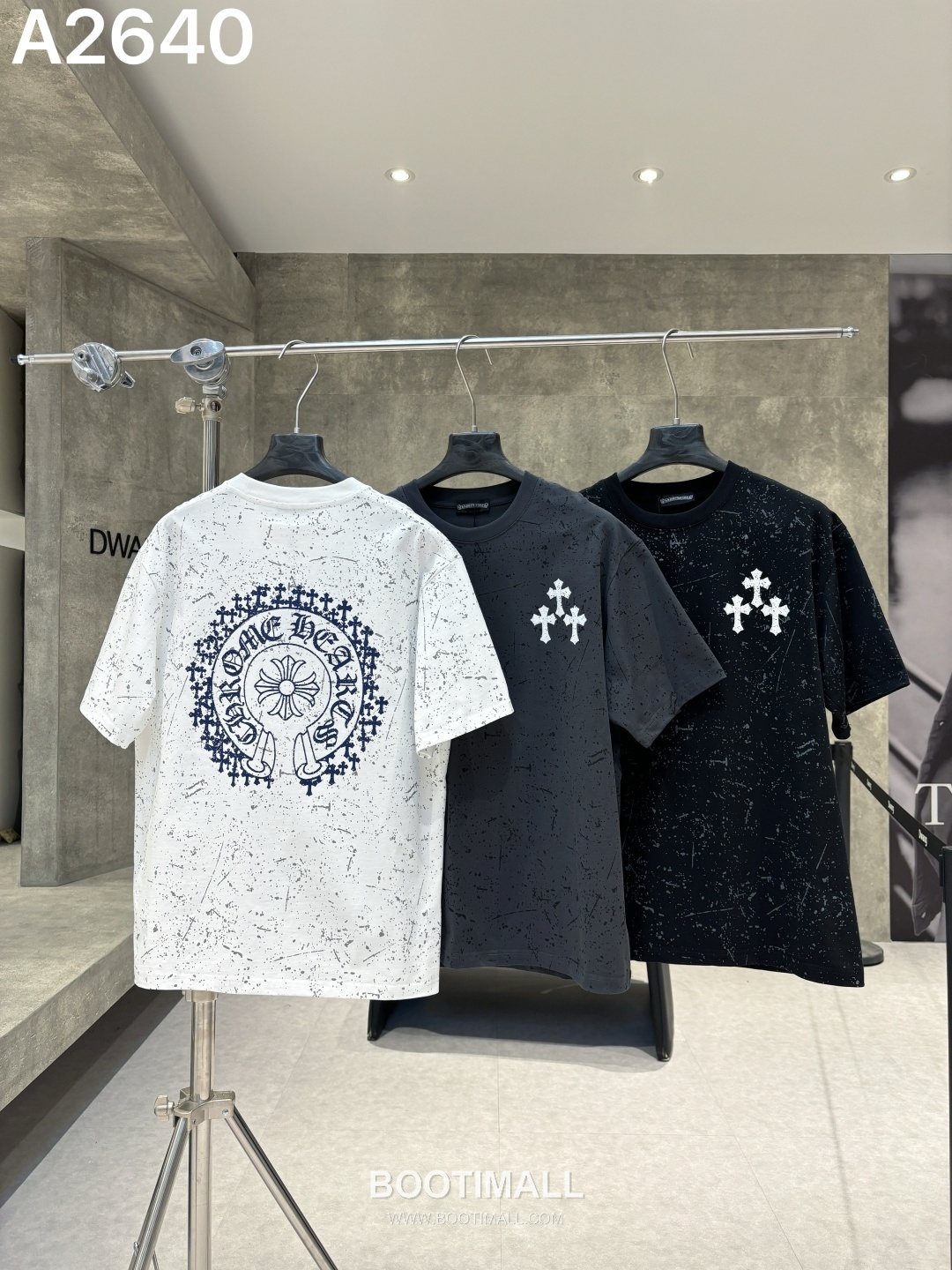 Chrome Hearts 2026 S/S Cotton Short Sleeve T-Shirt with Embroidered Logo 크롬하츠 2026SS 코튼 블랙 티셔츠 자수 로고 6