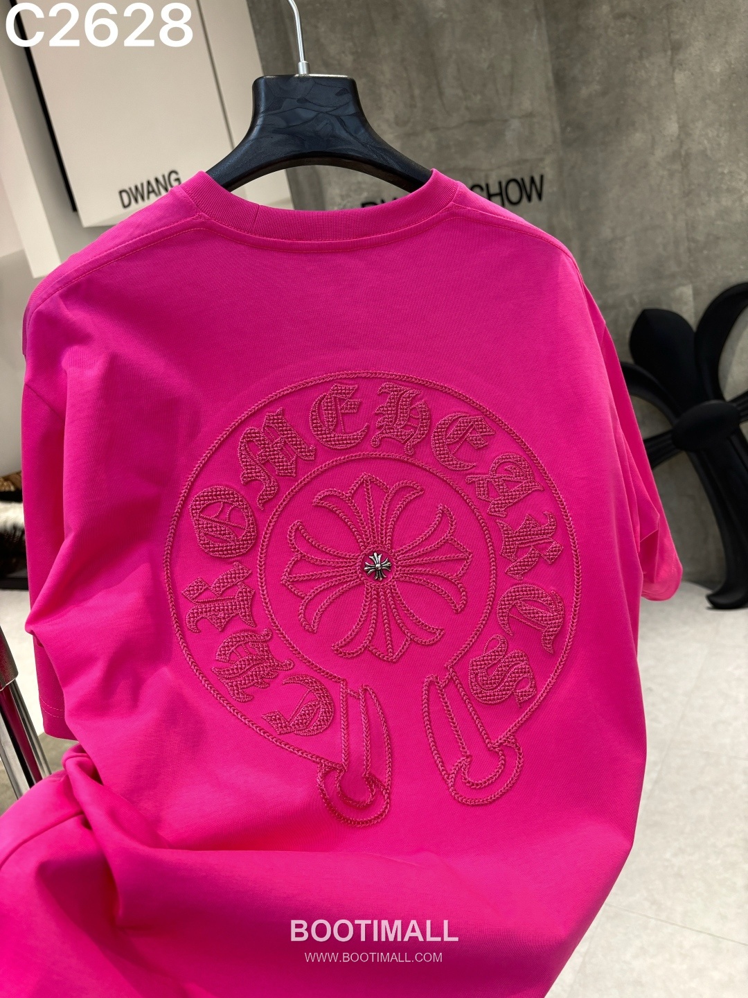 Chrome Hearts 2026 S/S Cotton Short Sleeve T-Shirt with Embroidered Logo 크롬하츠 2026SS 코튼 블랙 티셔츠 자수 로고 2