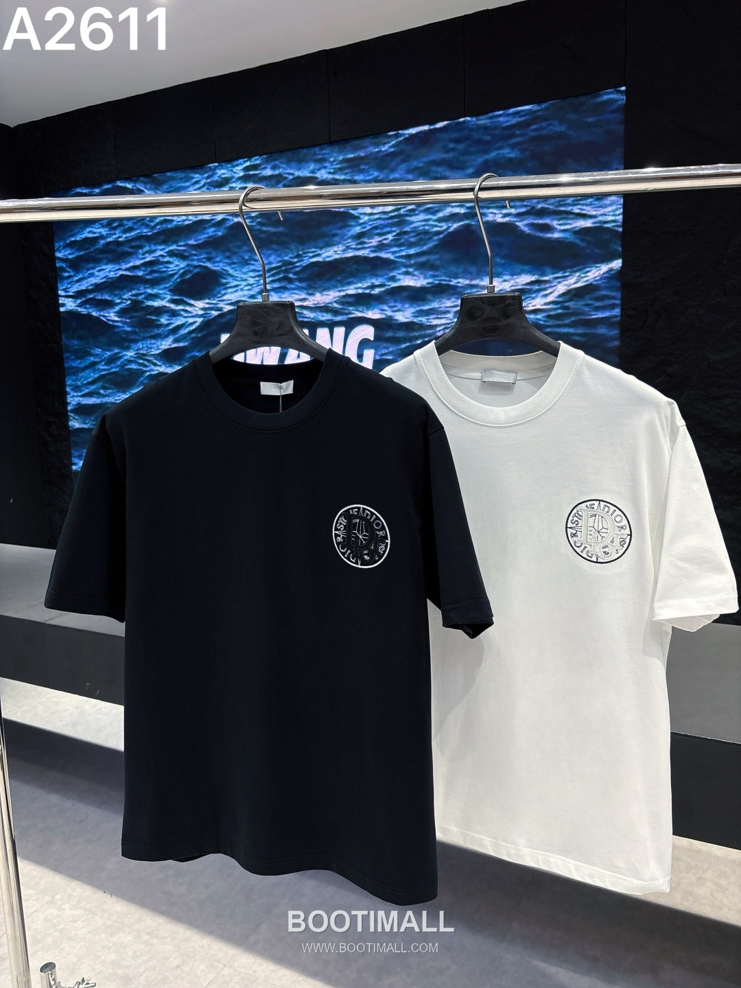 Dior 2026 S/S Cotton Short Sleeve T-Shirt with Embroidered Logo 디올 2026SS 코튼 블랙 티셔츠 자수 로고 4