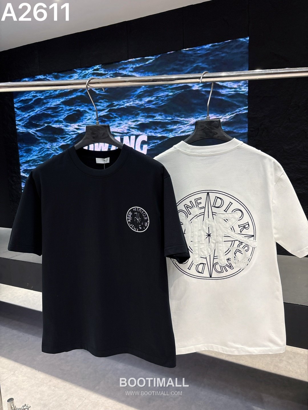 Dior 2026 S/S Cotton Short Sleeve T-Shirt with Embroidered Logo 디올 2026SS 코튼 블랙 티셔츠 자수 로고 5