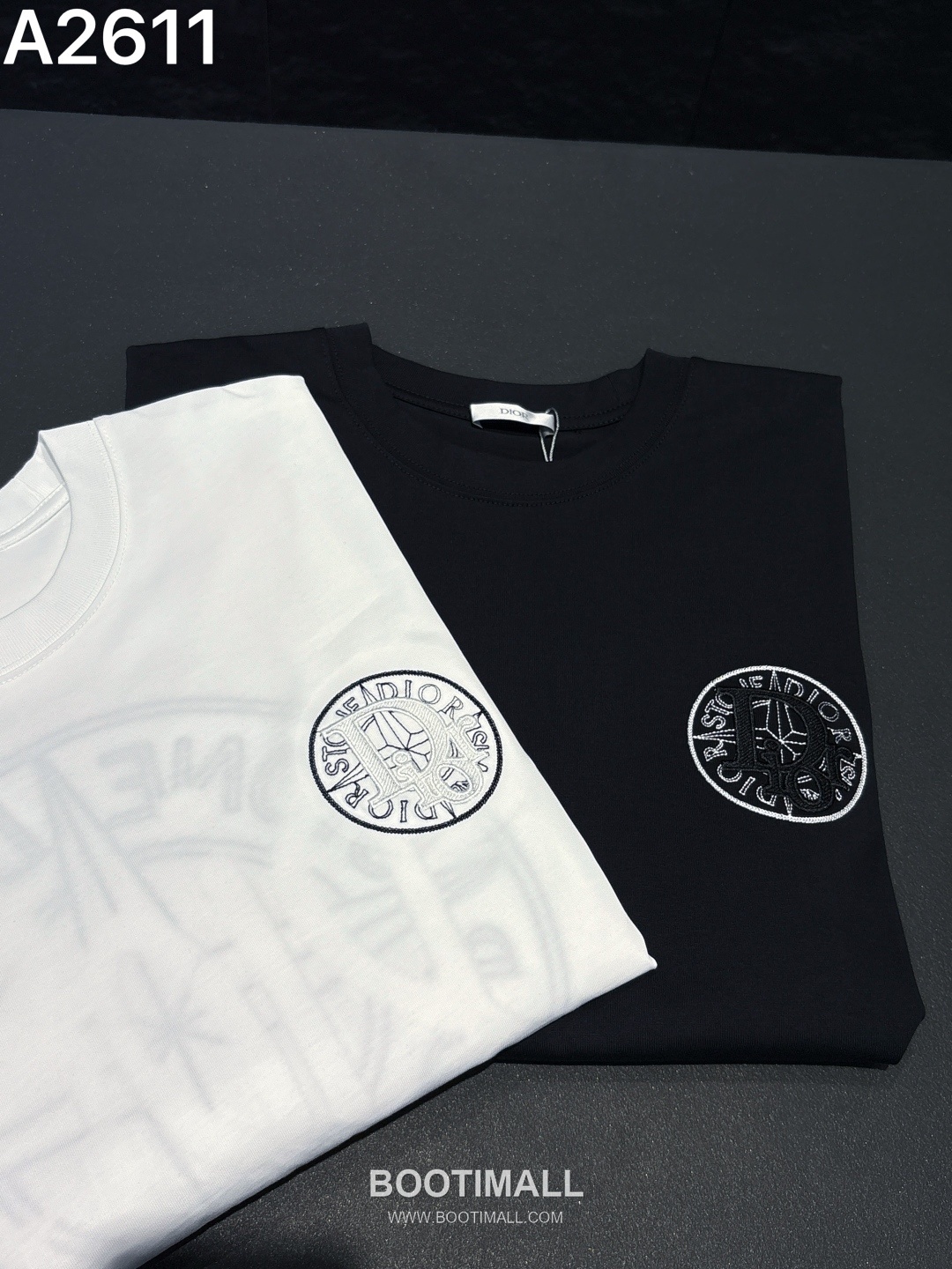 Dior 2026 S/S Cotton Short Sleeve T-Shirt with Embroidered Logo 디올 2026SS 코튼 블랙 티셔츠 자수 로고 8