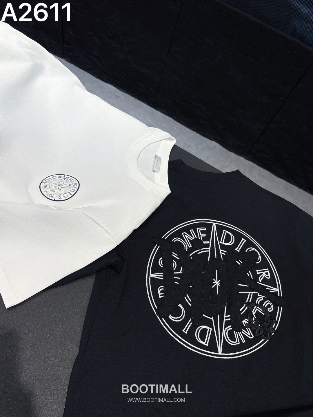 Dior 2026 S/S Cotton Short Sleeve T-Shirt with Embroidered Logo 디올 2026SS 코튼 블랙 티셔츠 자수 로고 9