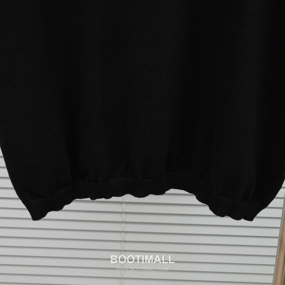 Louis Vuitton 2025 S/S Wool Blend Knit Short Sleeve T-Shirt with Mushroom Motif 루이비통 2025SS 울 니트 아이보리 티셔츠 머쉬룸 자카드 10