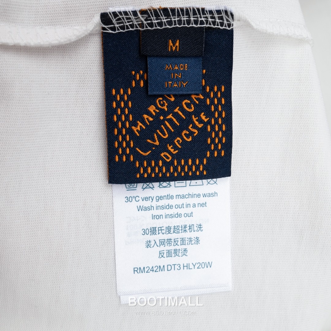 Louis Vuitton 2025 S/S Cotton Short Sleeve T-Shirt with Monogram Embroidered Color Block 루이비통 2025SS 코튼 블랙 티셔츠 모노그램 자수 컬러블록 11