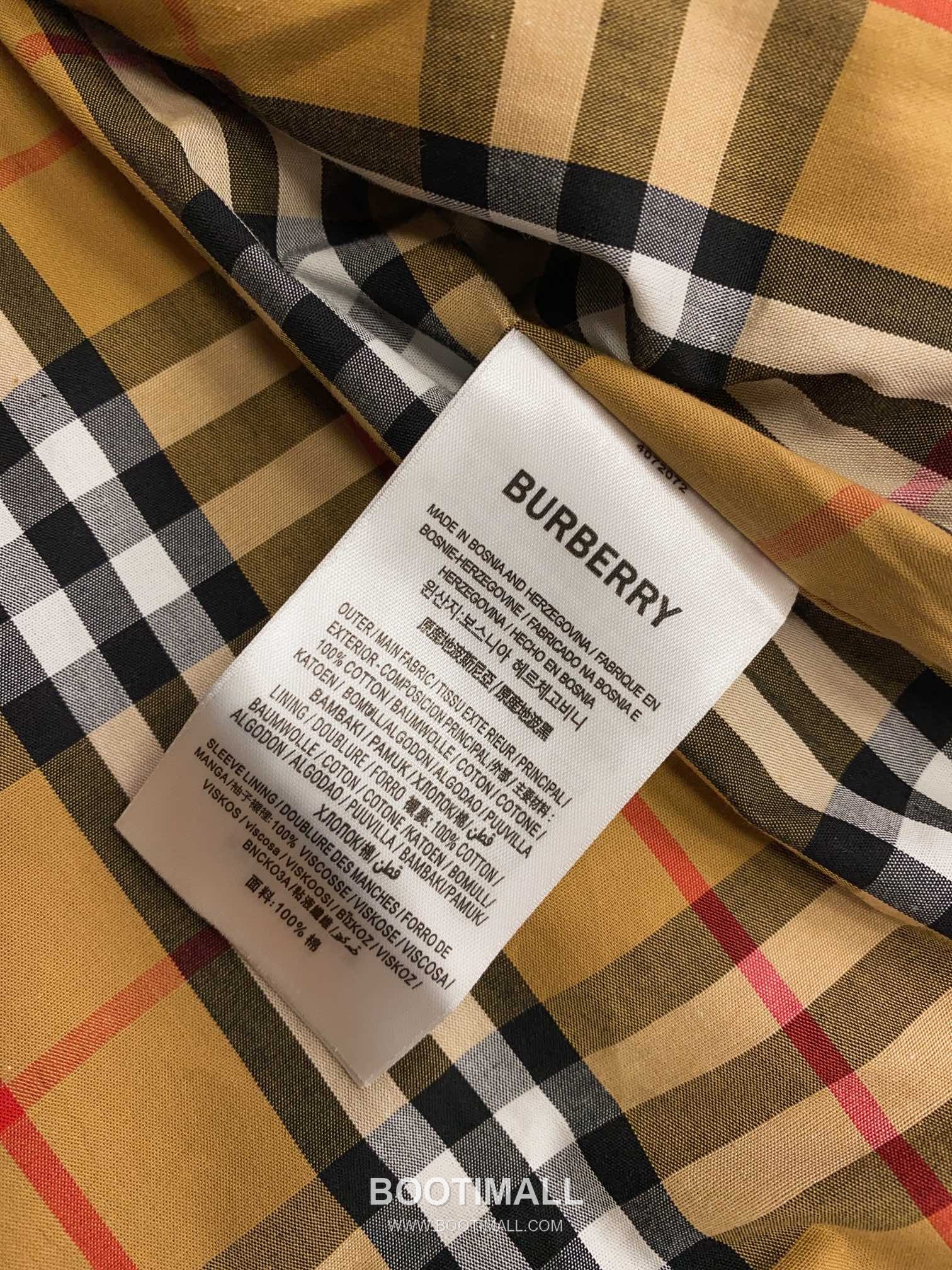 Burberry 2025 F/W Cotton Gabardine Hoodie Jacket with Check Lining 버버리 2025FW 코튼 가바딘 베이지 후드 재킷 체크 라이닝 18