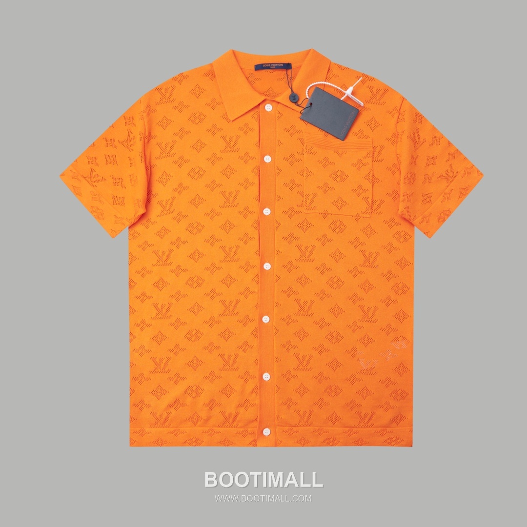 Louis Vuitton 2025 S/S Cotton Polyester Knit Cardigan with Openwork Jacquard 루이비통 2025SS 코튼 폴리에스터 아이보리 가디건 자카드 니트 1