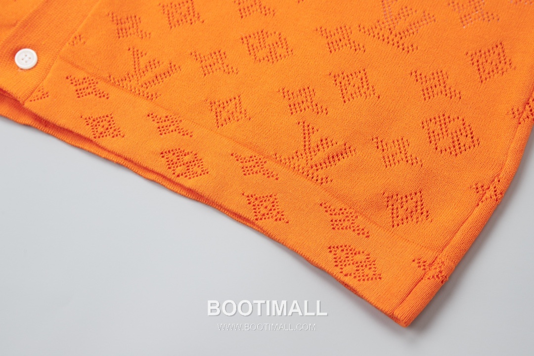 Louis Vuitton 2025 S/S Cotton Polyester Knit Cardigan with Openwork Jacquard 루이비통 2025SS 코튼 폴리에스터 아이보리 가디건 자카드 니트 6