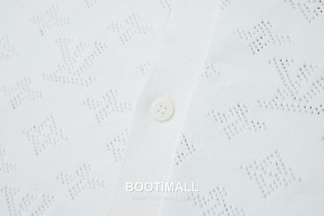 Louis Vuitton 2025 S/S Cotton Polyester Knit Cardigan with Openwork Jacquard 루이비통 2025SS 코튼 폴리에스터 아이보리 가디건 자카드 니트 4