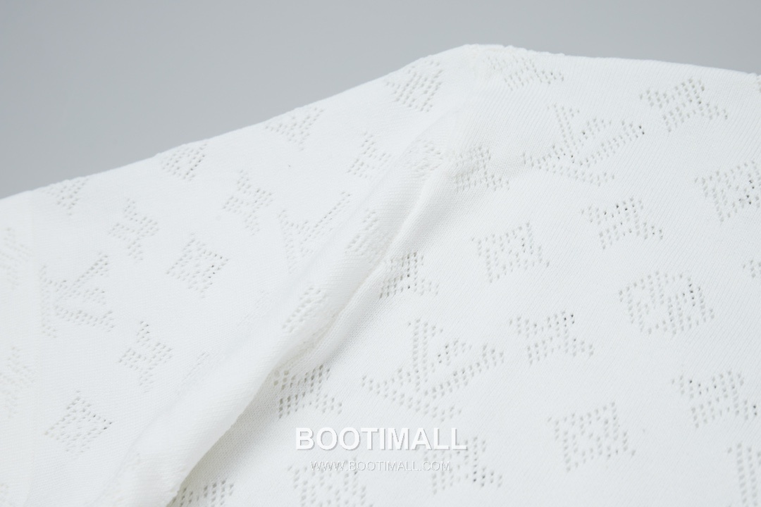 Louis Vuitton 2025 S/S Cotton Polyester Knit Cardigan with Openwork Jacquard 루이비통 2025SS 코튼 폴리에스터 아이보리 가디건 자카드 니트 6