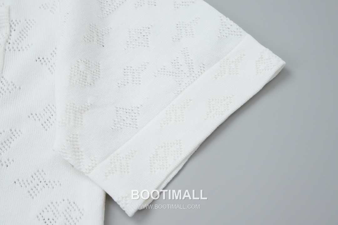 Louis Vuitton 2025 S/S Cotton Polyester Knit Cardigan with Openwork Jacquard 루이비통 2025SS 코튼 폴리에스터 아이보리 가디건 자카드 니트 7