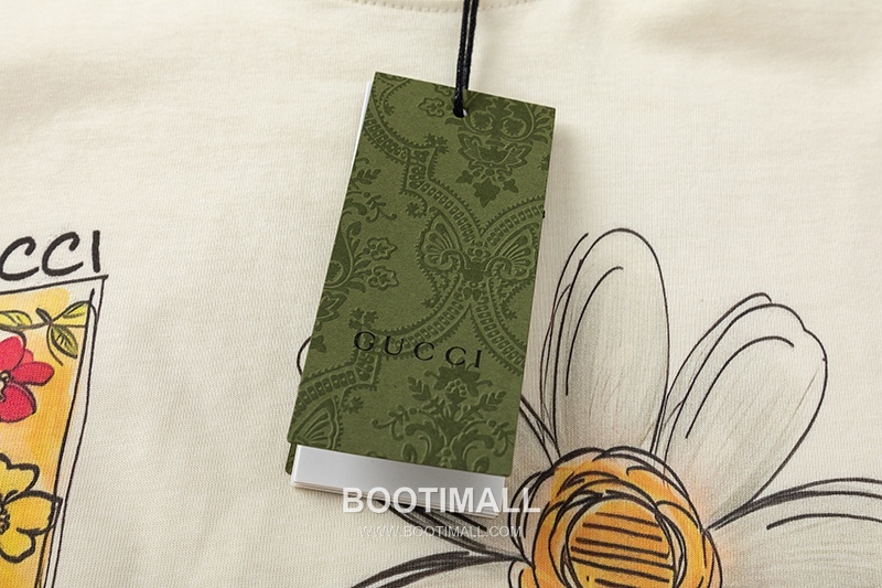 Gucci 2025 S/S Cotton Knit Short Sleeve T-Shirt with Logo Detail 구찌 2025SS 코튼 블랙 티셔츠 로고 니트 4