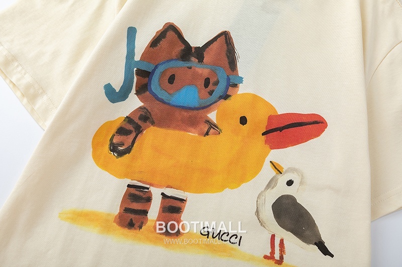 Gucci 2025 S/S Cotton Knit Short Sleeve T-Shirt with Logo Detail 구찌 2025SS 코튼 블랙 티셔츠 로고 니트 3