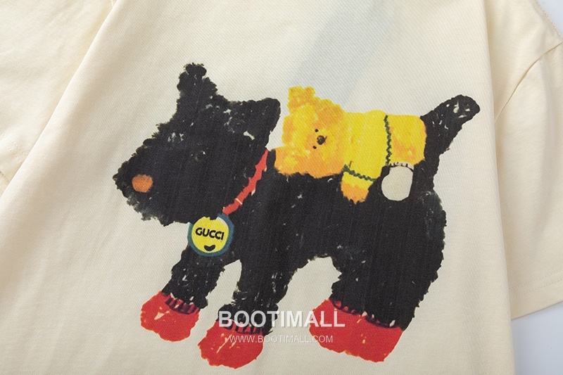 Gucci 2025 S/S Cotton Knit Short Sleeve T-Shirt with Logo Detail 구찌 2025SS 코튼 블랙 티셔츠 로고 니트 3