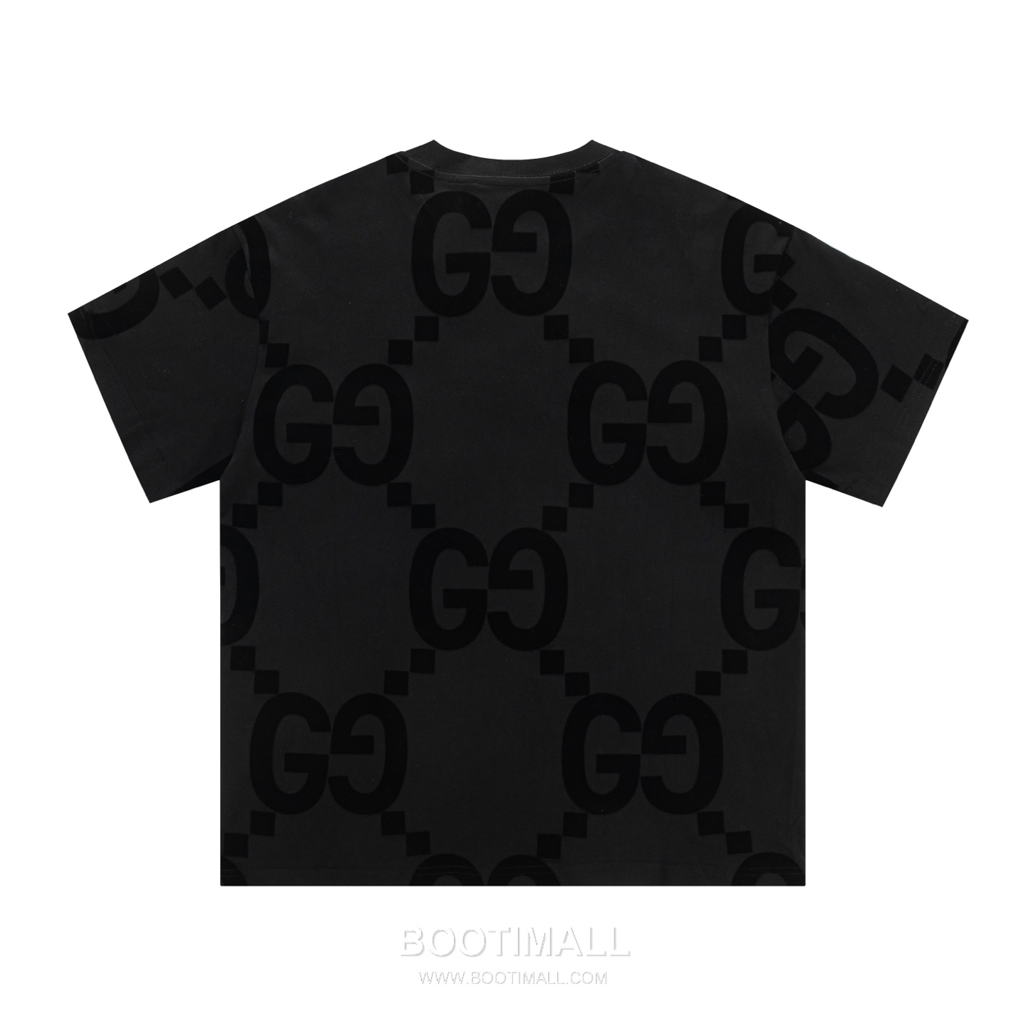 Gucci 2025 S/S Cotton Knit Short Sleeve T-Shirt with Logo Detail 구찌 2025SS 코튼 블랙 티셔츠 로고 니트 2