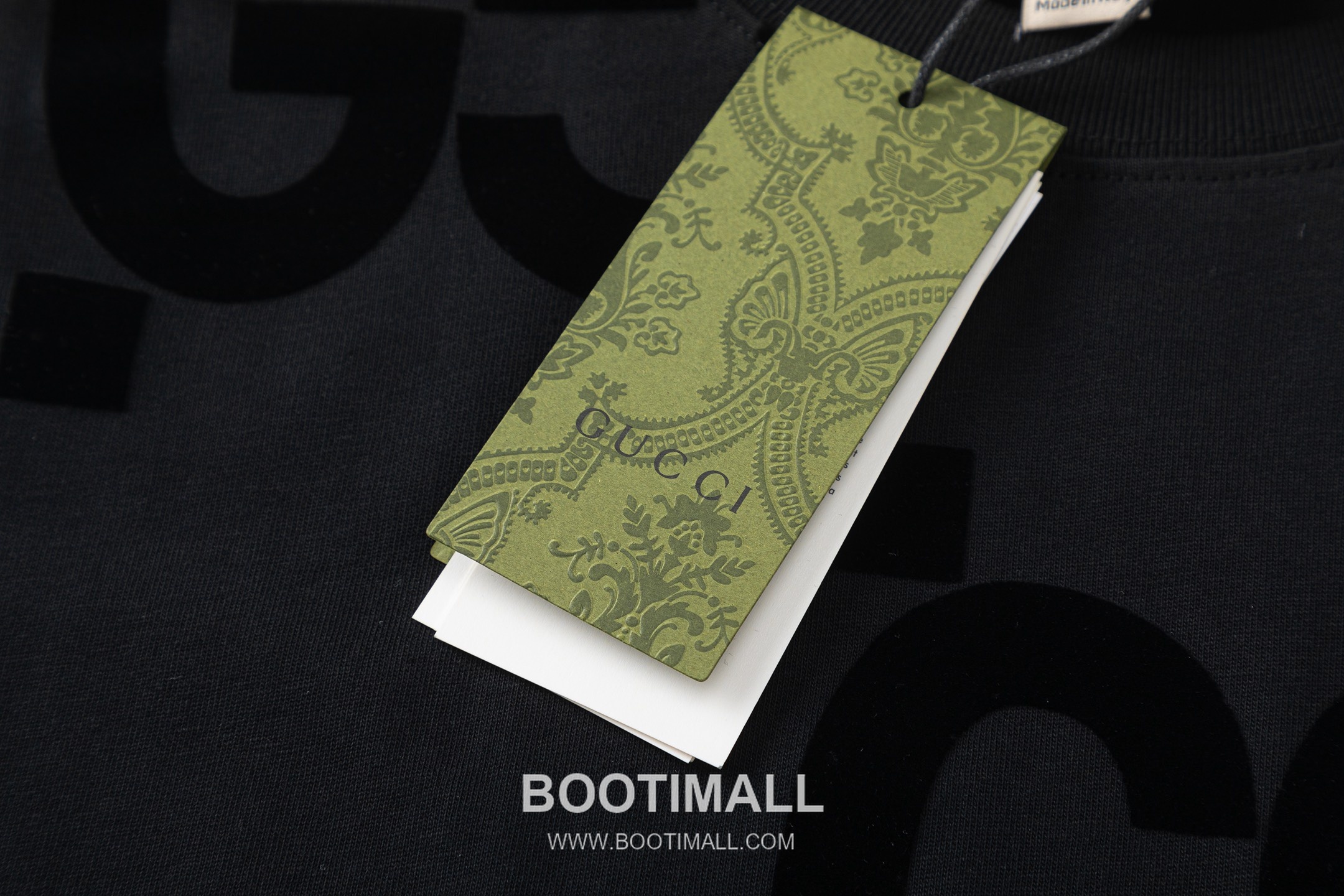 Gucci 2025 S/S Cotton Knit Short Sleeve T-Shirt with Logo Detail 구찌 2025SS 코튼 블랙 티셔츠 로고 니트 4