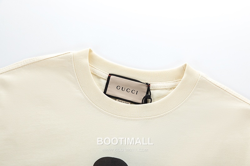Gucci 2025 S/S Cotton Knit Short Sleeve T-Shirt with Logo Detail 구찌 2025SS 코튼 블랙 티셔츠 로고 니트 4