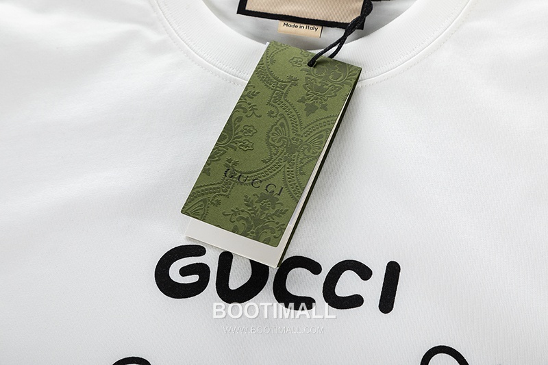 Gucci 2025 S/S Cotton Knit Short Sleeve T-Shirt with Logo Detail 구찌 2025SS 코튼 블랙 티셔츠 로고 니트 5