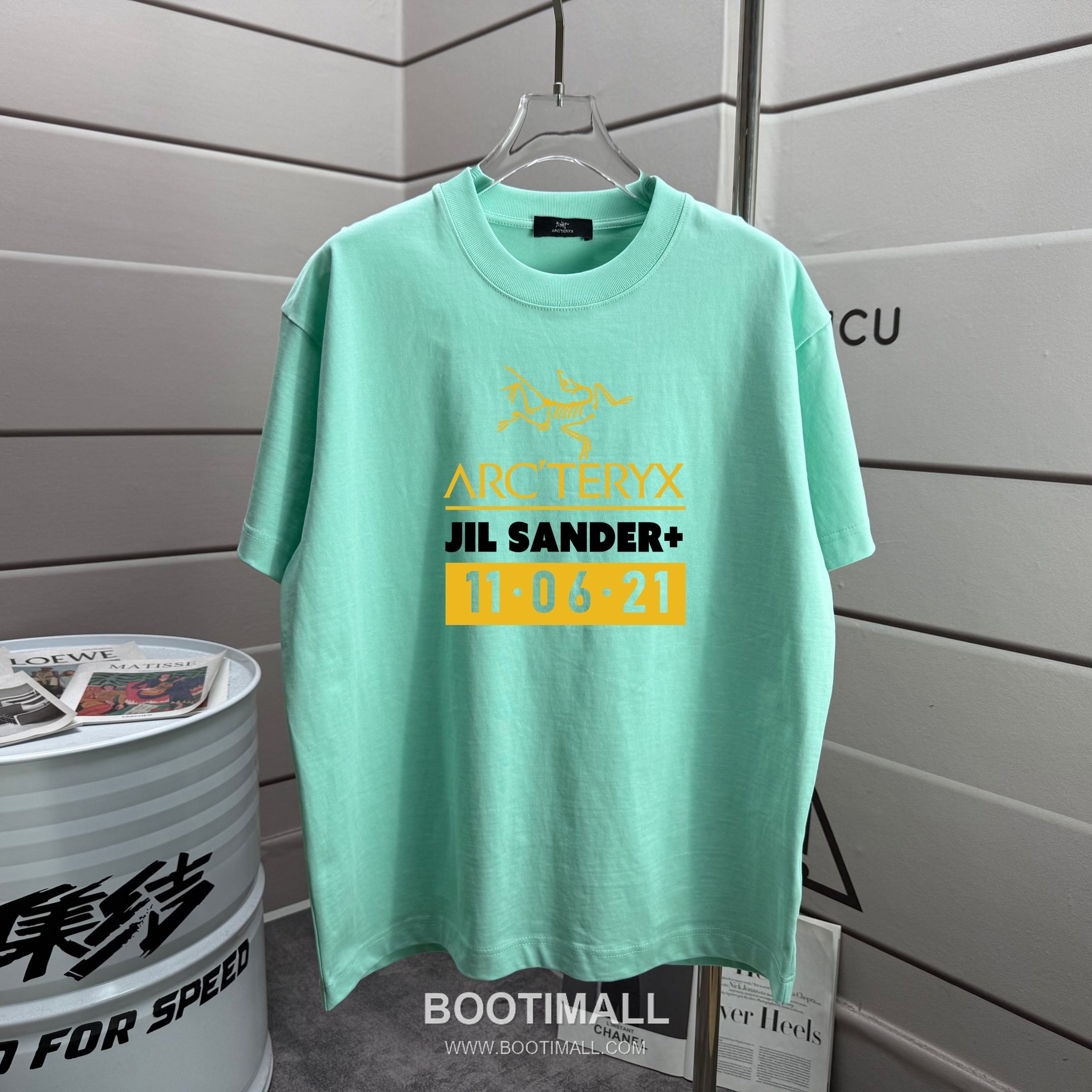 Arc'teryx 2026 S/S Cotton Short Sleeve T-Shirt with Logo Print 아크테릭스 2026SS 코튼 블랙 티셔츠 로고 프린트 5