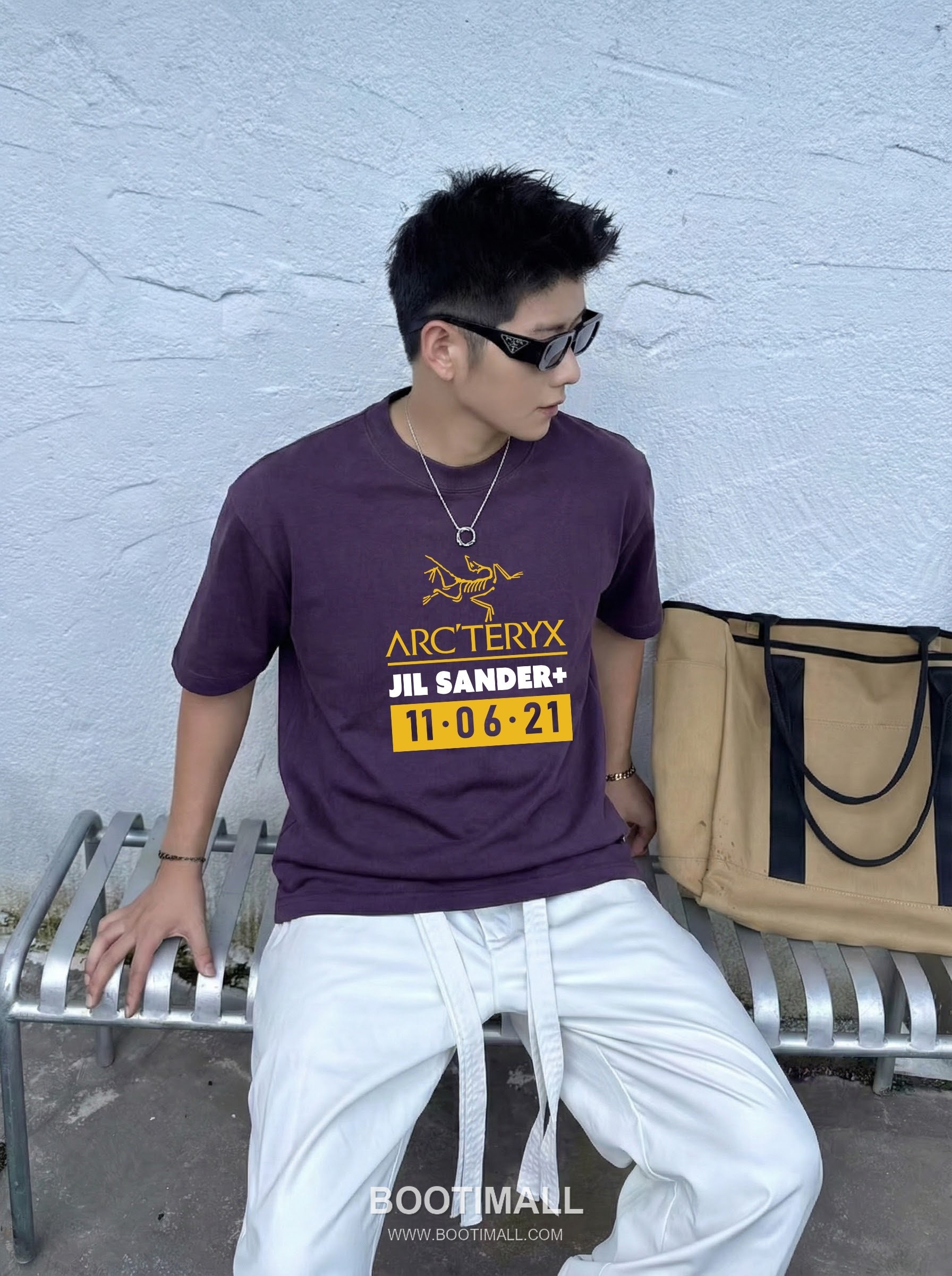 Arc'teryx 2026 S/S Cotton Short Sleeve T-Shirt with Logo Print 아크테릭스 2026SS 코튼 블랙 티셔츠 로고 프린트 3