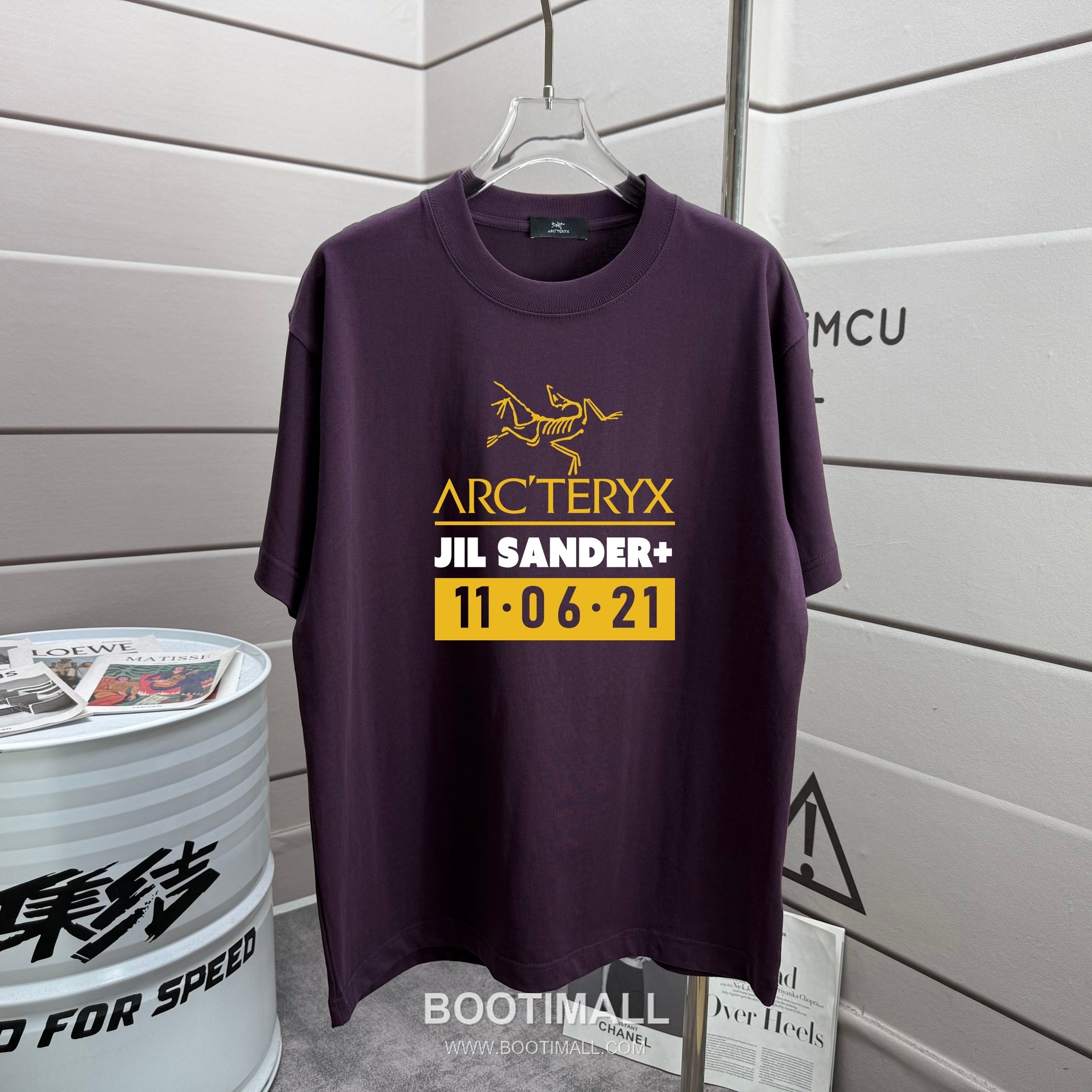 Arc'teryx 2026 S/S Cotton Short Sleeve T-Shirt with Logo Print 아크테릭스 2026SS 코튼 블랙 티셔츠 로고 프린트 5