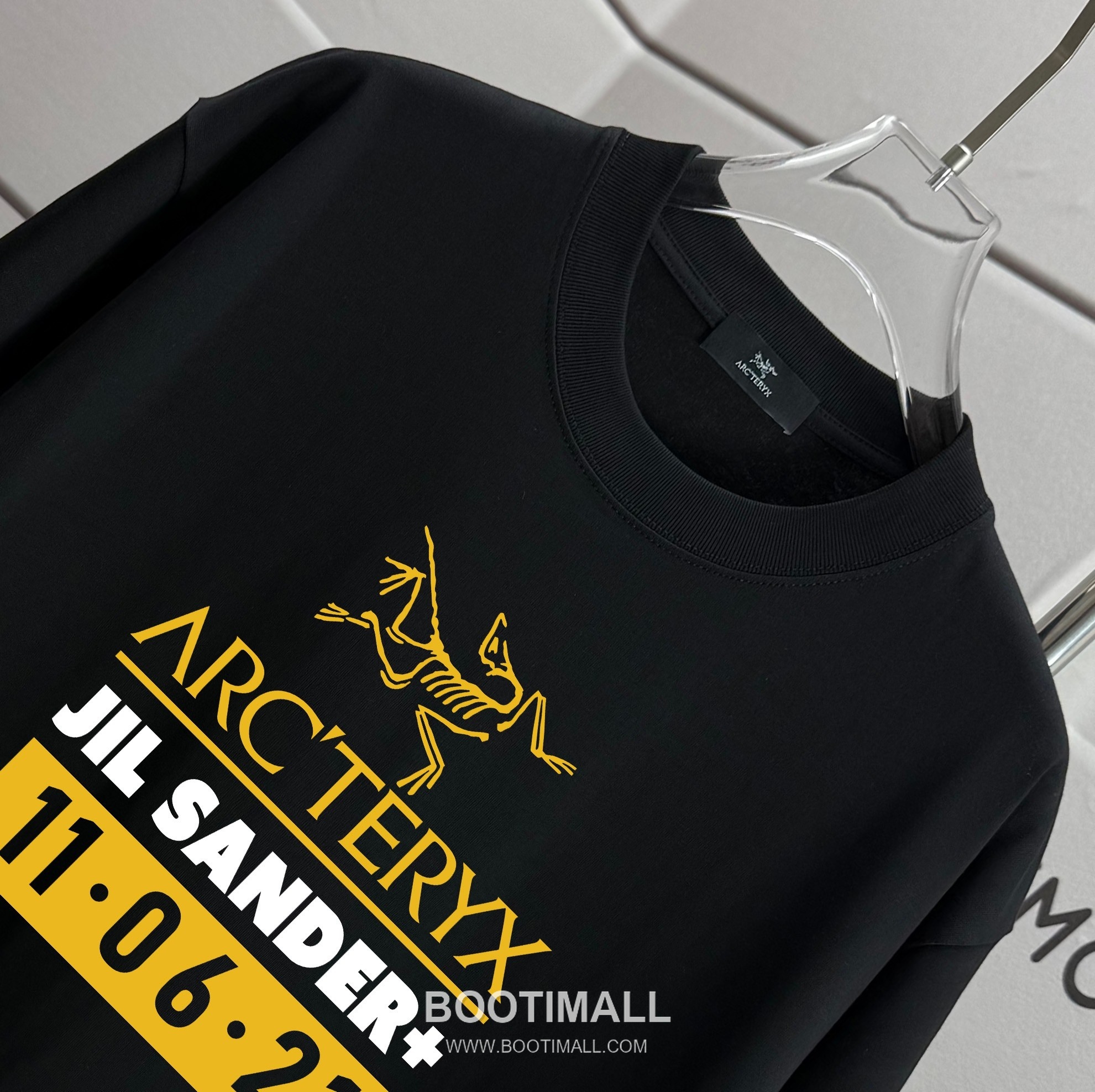 Arc'teryx 2026 S/S Cotton Short Sleeve T-Shirt with Logo Print 아크테릭스 2026SS 코튼 블랙 티셔츠 로고 프린트 7